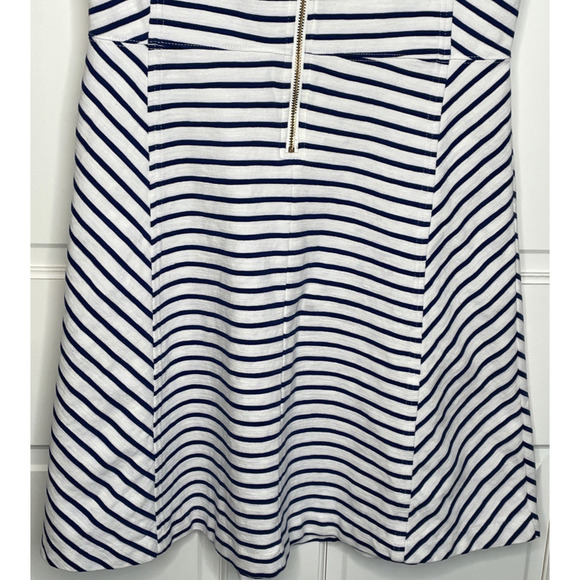 J Crew Women's Striped Fit and Flare Dress Size 2 Resort Nautical Preppy - Picture 6 of 16